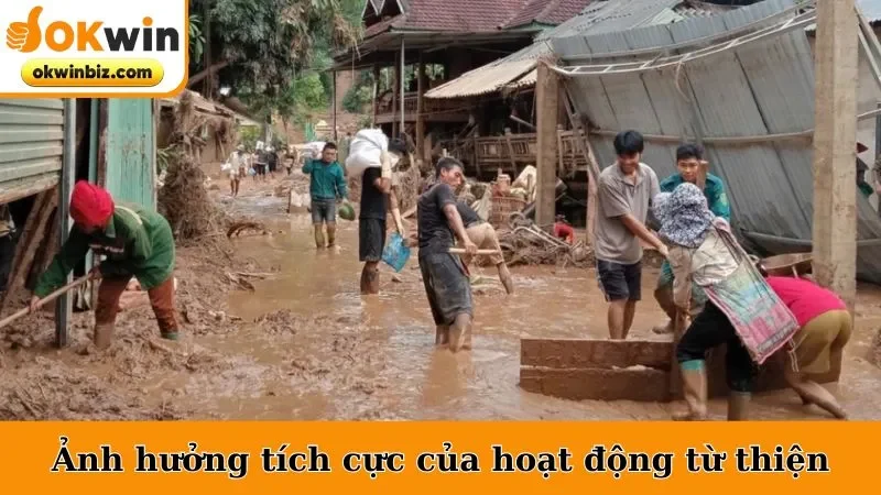 Ảnh hưởng tích cực của hoạt động từ thiện