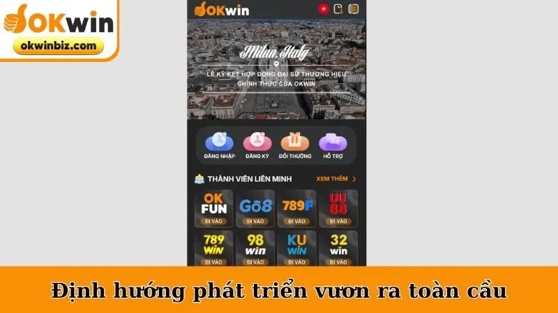 Định hướng phát triển vươn ra toàn cầu