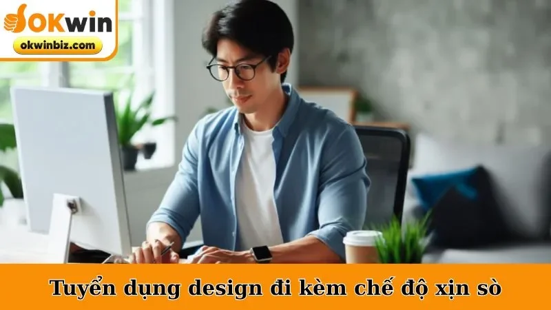 Tuyển dụng design đi kèm chế độ xịn sò