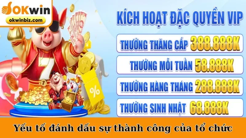 Yếu tố đánh dấu sự thành công của tổ chức